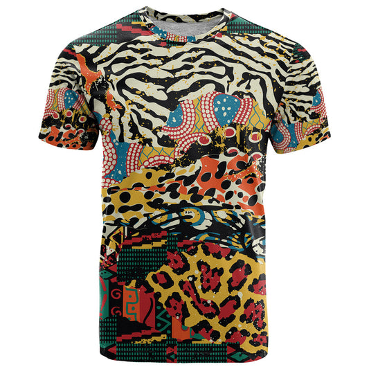 Africa Animal Pattern T Shirt