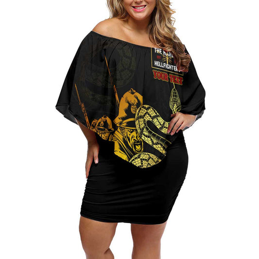 369 A Symbol Of Valor And Dignity Off Shoulder Short Dress