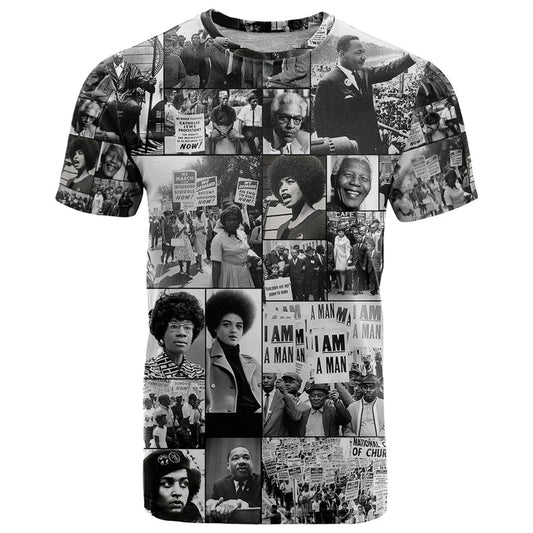 African Black Power Images T Shirt