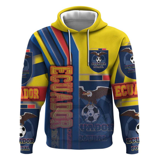 Ecuador Football La Tricolor Soccer - Road To Champion Hoodie