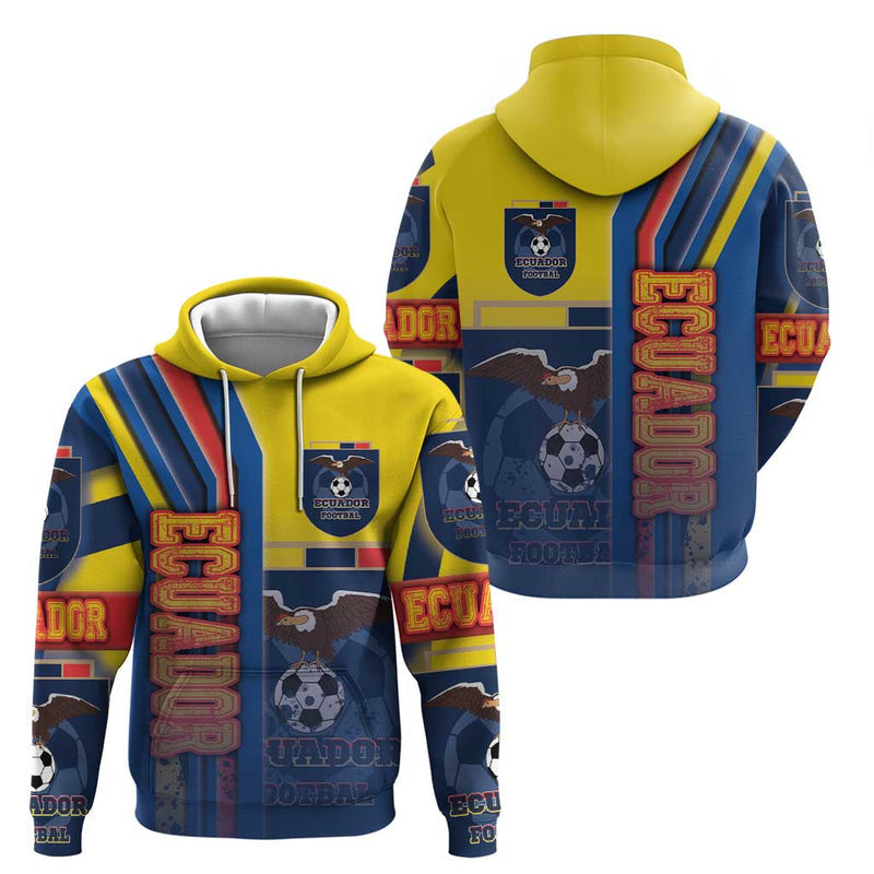Ecuador Football La Tricolor Soccer - Road To Champion Hoodie