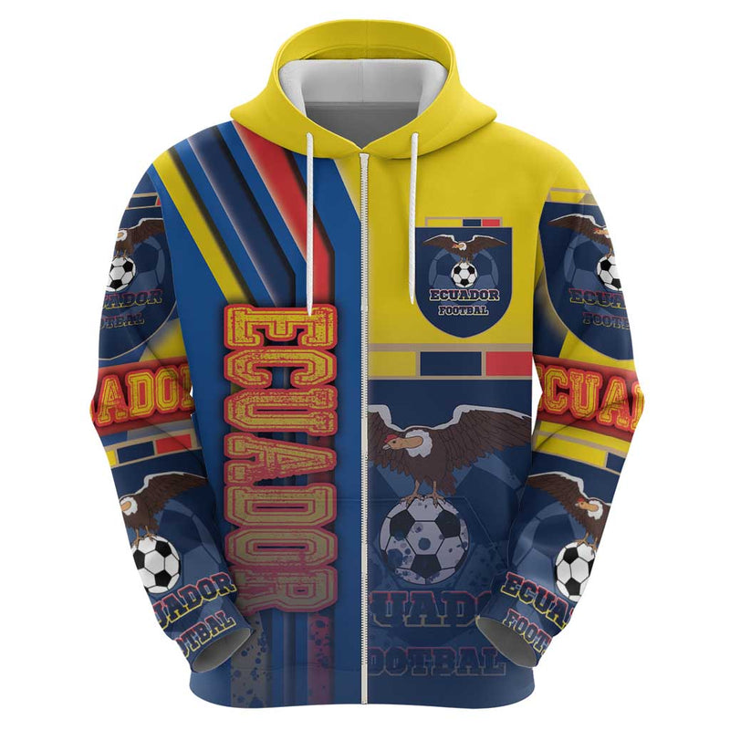 Ecuador Football La Tricolor Soccer - Road To Champion Hoodie