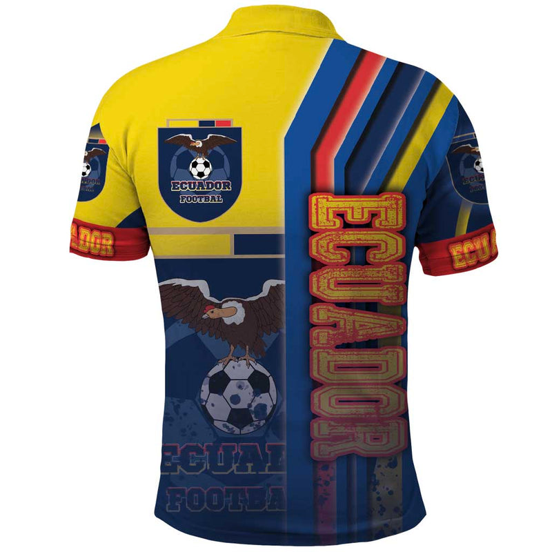 Ecuador Football La Tricolor Soccer - Road To Champion Polo Shirt