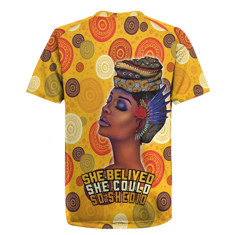 African She Believed She Could So She Did Rugby Jersey