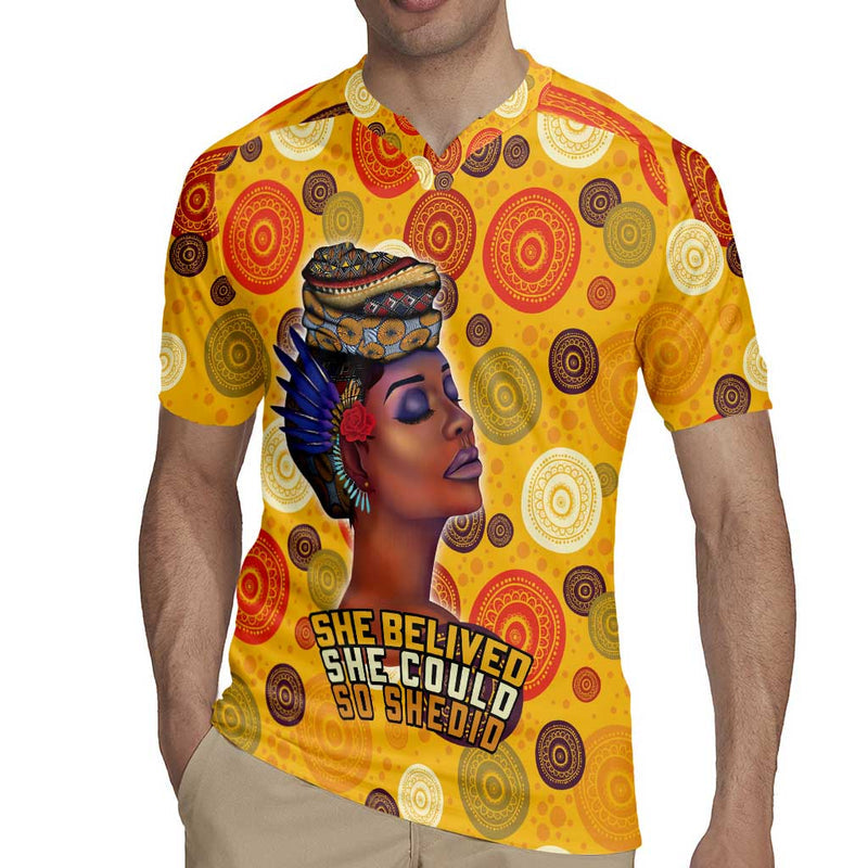 African She Believed She Could So She Did Rugby Jersey
