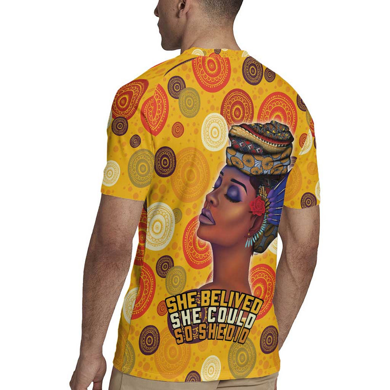 African She Believed She Could So She Did Rugby Jersey