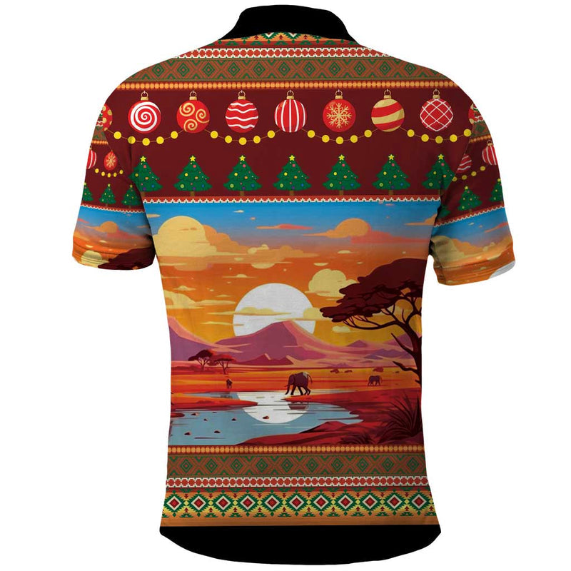 African Heritage and Celebrated Christmas Polo Shirt