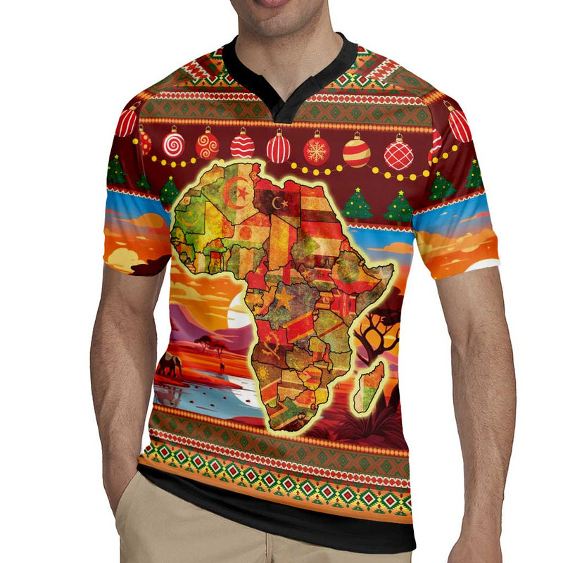 African Heritage And Celebrated Christmas Rugby Jersey