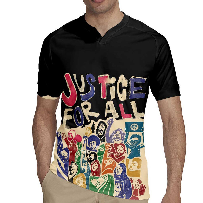 African Stand Firm Justice Now Rugby Jersey