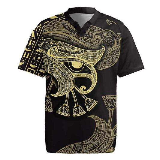 African Horus Eyes Egyptian God Rugby Jersey