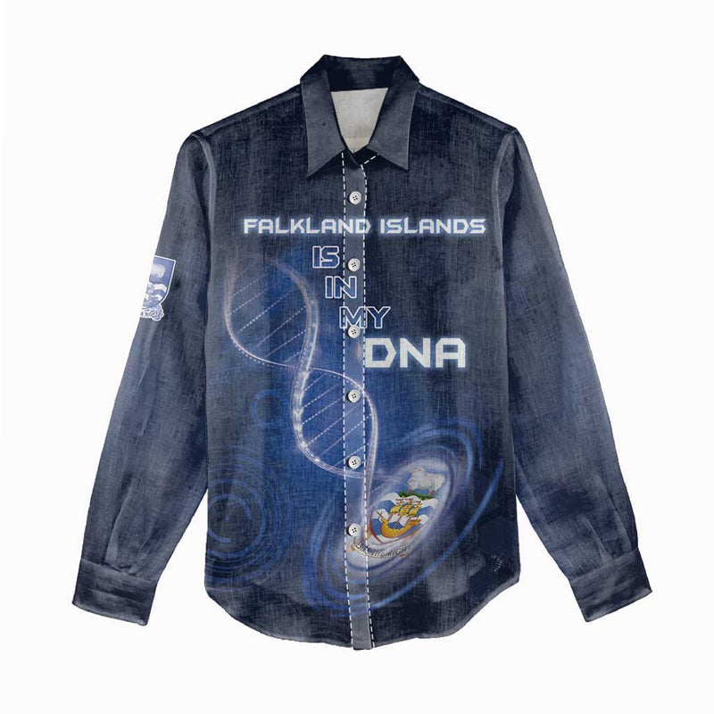Falkland Islands Is In My DNA Women Casual Shirt