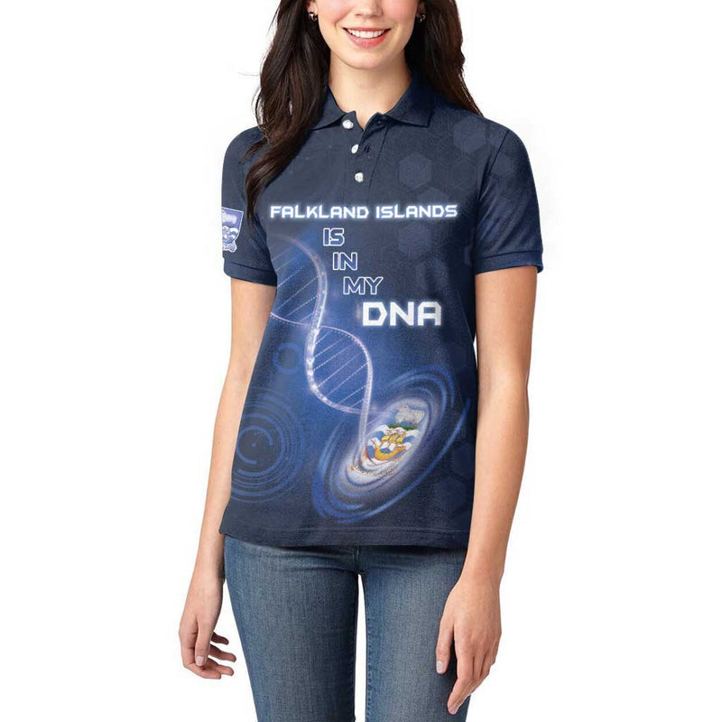 Falkland Islands Is In My DNA Women Polo Shirt