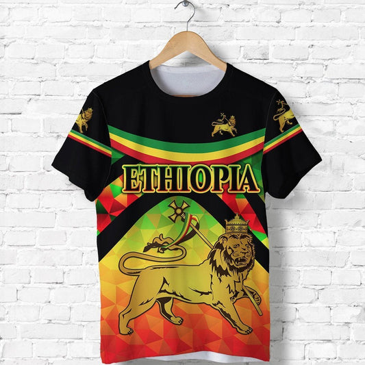 Ethiopia Lion Of Judah Vibes Version T Shirt