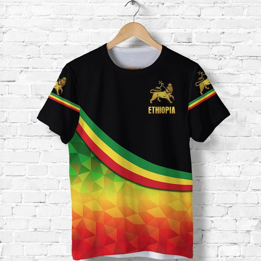 Ethiopia Lion Of Judah Simple Vibes T Shirt