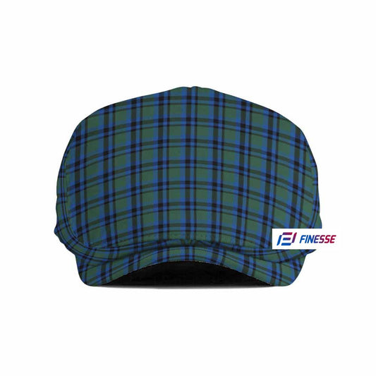 Falconer Tartan Jeff Hat, Tartan Flat Cap