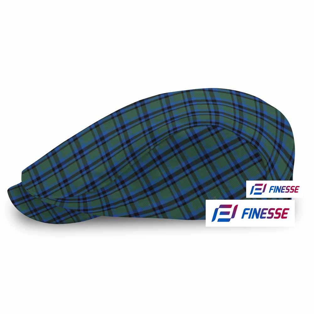 Falconer Tartan Jeff Hat, Tartan Flat Cap