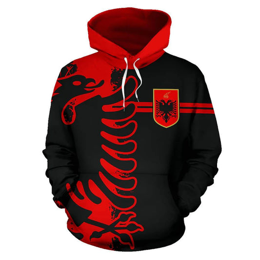 Albania Flag Mystic Style Hoodie