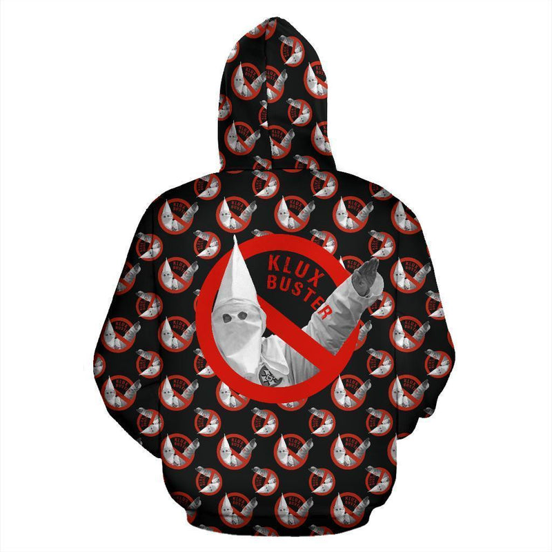 African Anti KKK Klux Buster Zip Hoodie