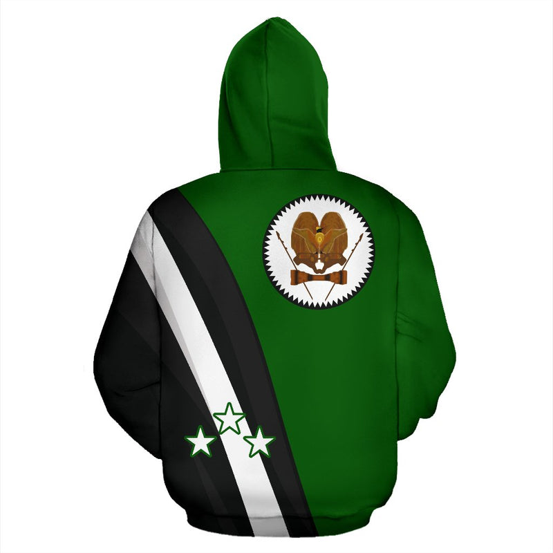 (TAMBUL ICE) Papua New Guinea Wester Highlands Flag Hoodie