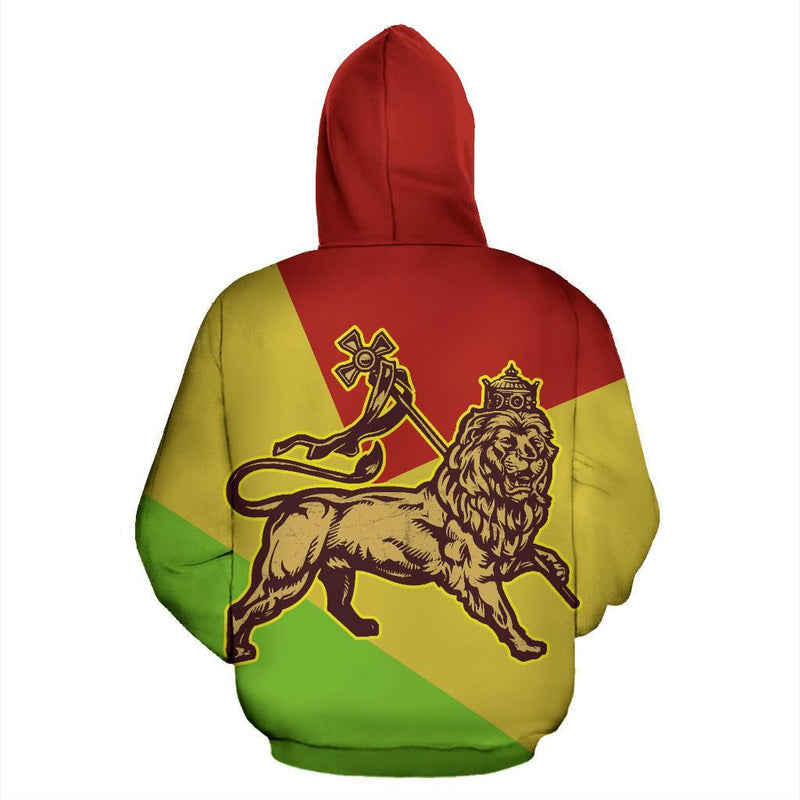 African Ethiopian King Jah Lion Hoodie