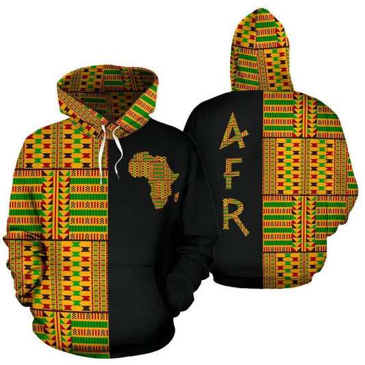 African Kente Cloth Weaver Combined The Hoodie