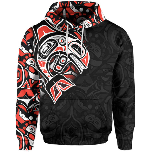 Custom Canada Haida Killer Whale Hoodie