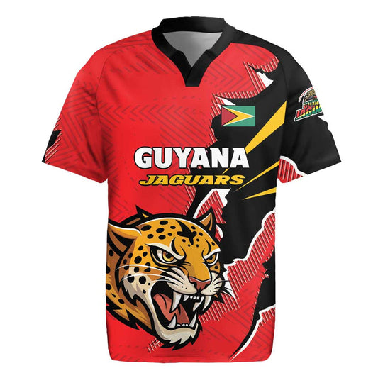 Custom Cricket Guyana Jaguars Go Champion Rugby Jersey
