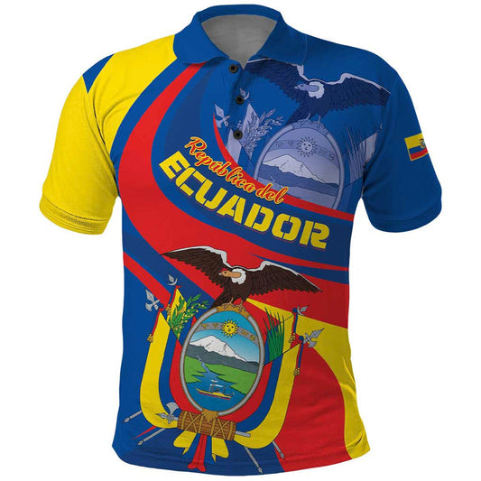 Ecuador Independence Day Dios patria y libertad Polo Shirt