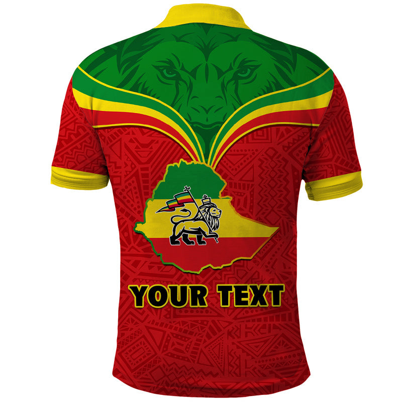 Ethiopia Lion Of Judah Flag Style Special Version Polo Shirt