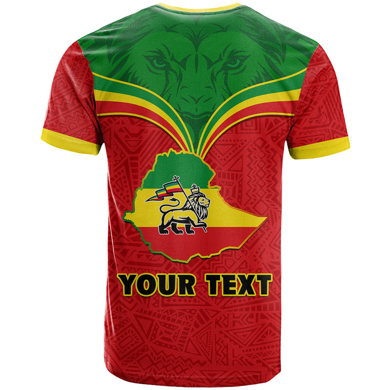 Ethiopia Lion Of Judah Flag Style Special Version T Shirt