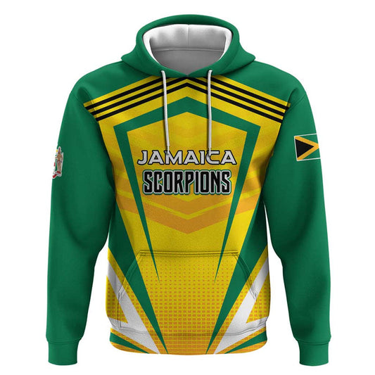 Custom Cricket Jamaica Scorpions We Made Legends Hoodie