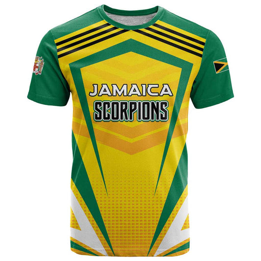 Custom Cricket Jamaica Scorpions We Made Legends T Shirt