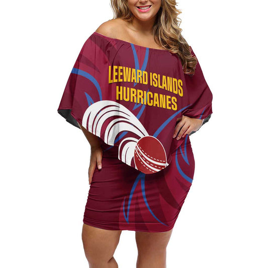 Custom Cricket Leeward Hurricanes Come On Hurricanes Boys Off Shoulder Short Dress