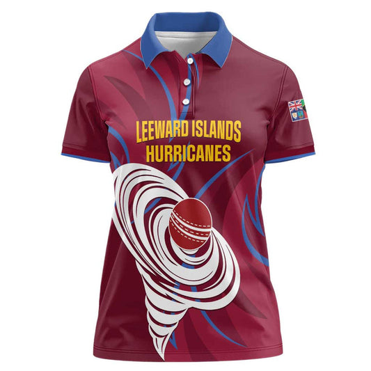 Custom Cricket Leeward Hurricanes Come On Hurricanes Boys Women Polo Shirt