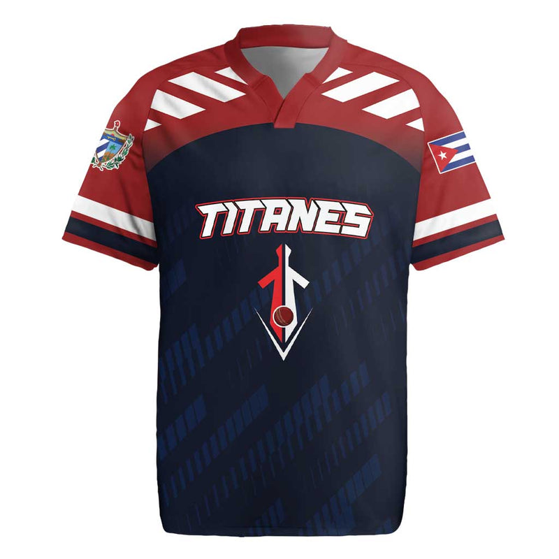 Custom Baseball Titanes Florida Puerto Rico Boys Come On Rugby Jersey