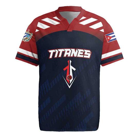 Custom Baseball Titanes Florida Puerto Rico Boys Come On Rugby Jersey
