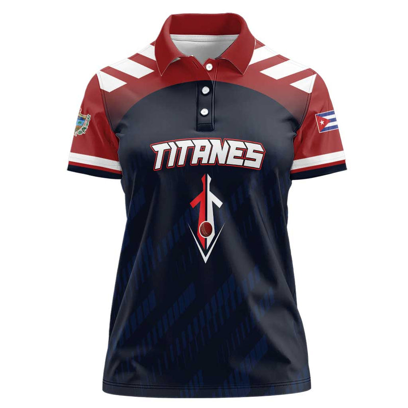 Custom Baseball Titanes Florida Puerto Rico Boys Come On Women Polo Shirt
