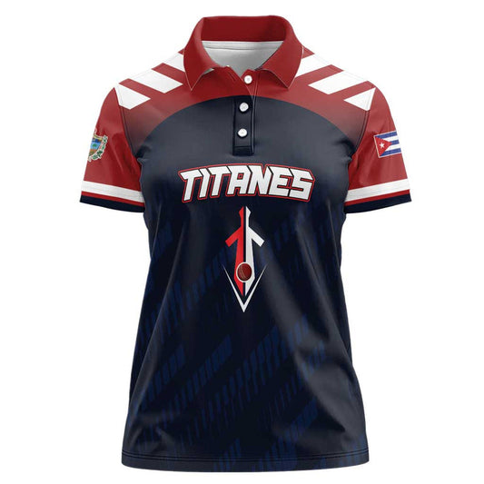 Custom Baseball Titanes Florida Puerto Rico Boys Come On Women Polo Shirt