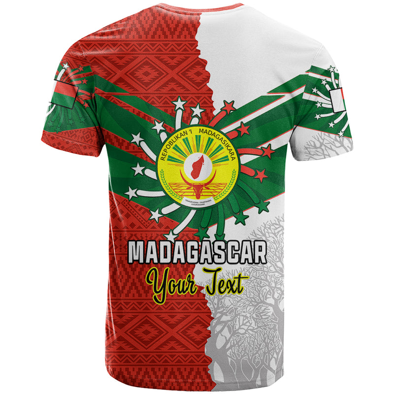 26 June Madagascar Independence Day Baobab Mix African Pattern T Shirt