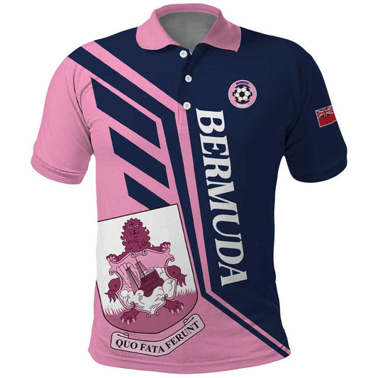 Custom Bermuda Football Come On Gombey Warriors Polo Shirt
