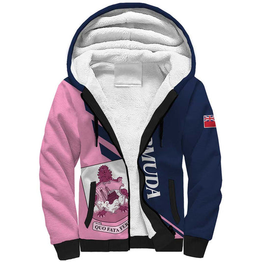 Custom Bermuda Football Come On Gombey Warriors Sherpa Hoodie