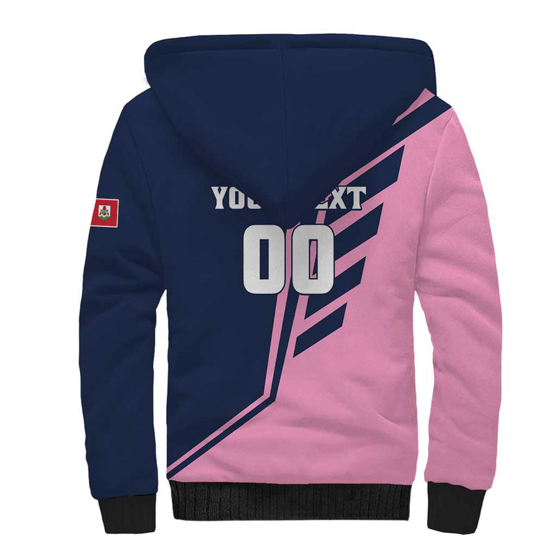 Custom Bermuda Football Come On Gombey Warriors Sherpa Hoodie