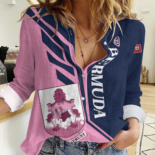 Custom Bermuda Football Come On Gombey Warriors Women Casual Shirt