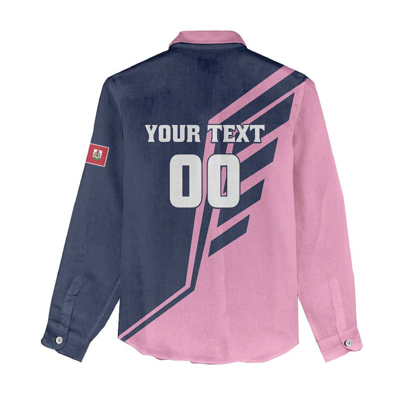 Custom Bermuda Football Come On Gombey Warriors Women Casual Shirt