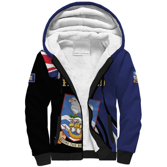 Falkland Islands Desire the Right Sherpa Hoodie