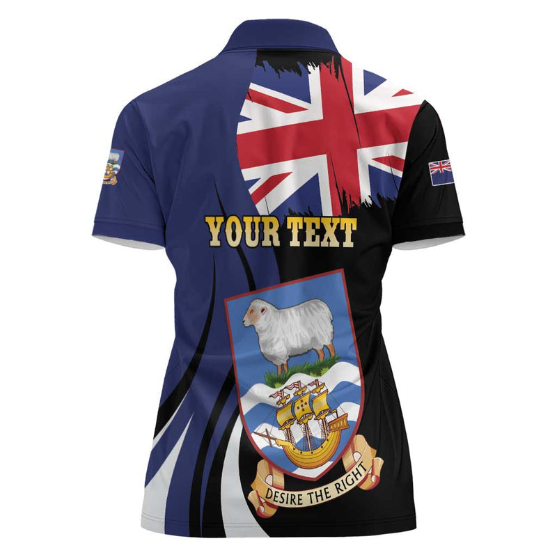Falkland Islands Desire the Right Women Polo Shirt