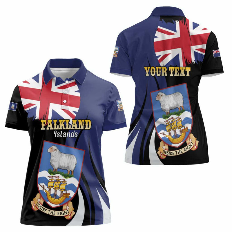 Falkland Islands Desire the Right Women Polo Shirt