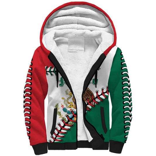 Custom Baseball Mexico Come On Mexican Team Sherpa Hoodie
