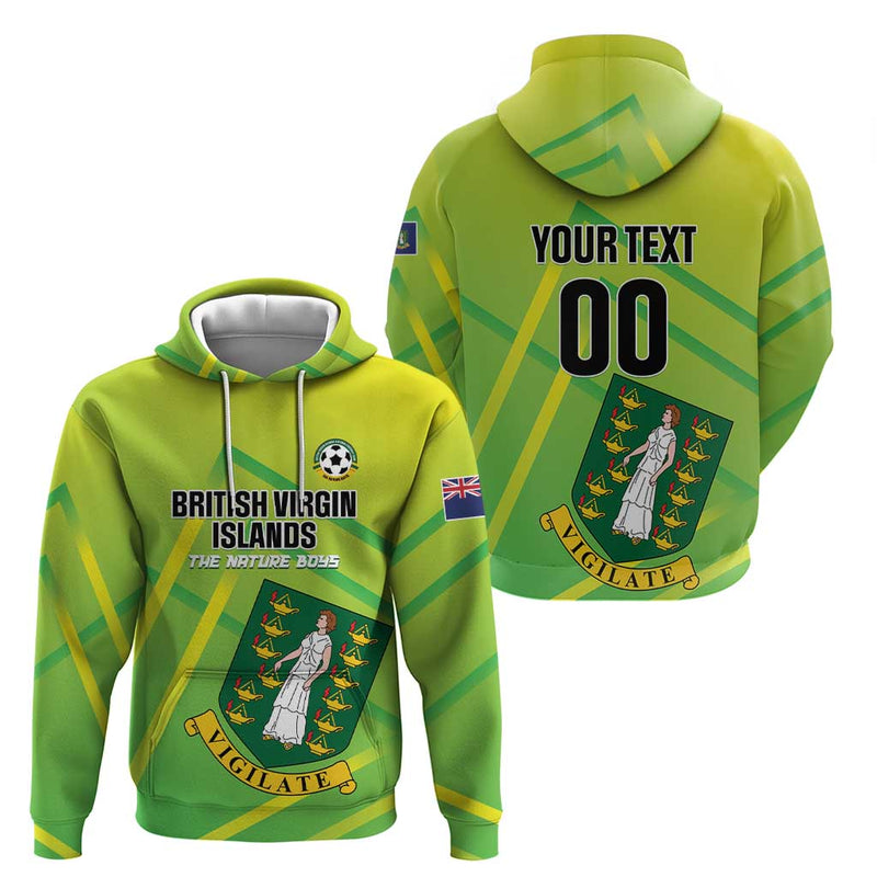 Custom British Virgin Islands Football Come On The Nature Boys Hoodie