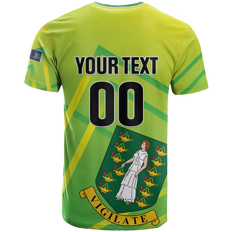 Custom British Virgin Islands Football Come On The Nature Boys T Shirt